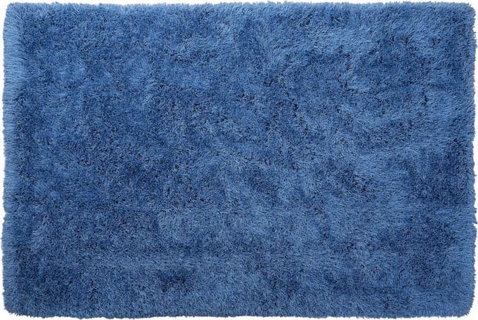 CIDE - Shaggy vloerkleed - Blauw - 140 x 200 cm - Polyester