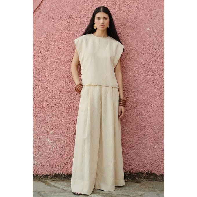Devotion Twins Loyalty Long Skirt Lino Ecru Größe: XS | Maxiröcke Outlet | Damen | Braun