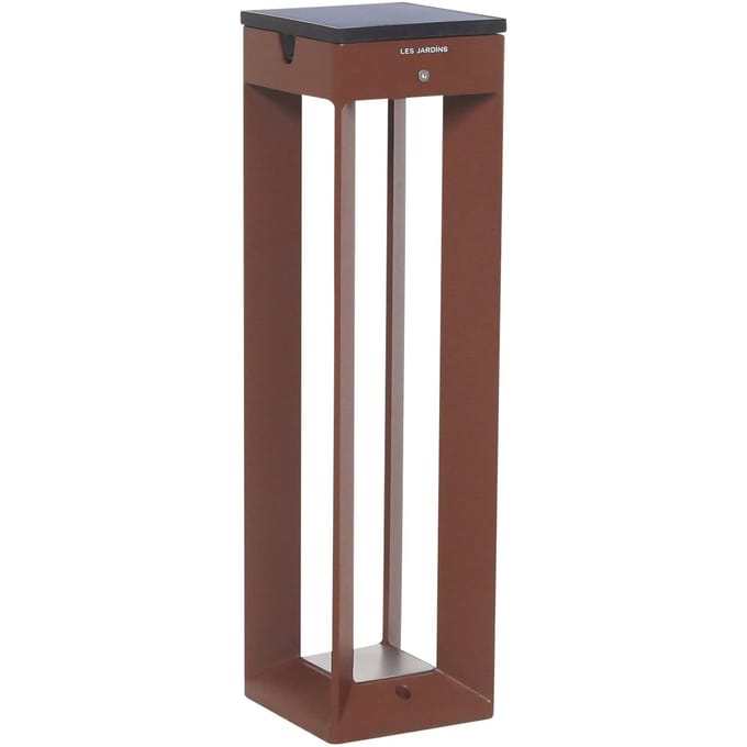 Les Jardins LED lamp op zonne-energie Borne sensor 45cm corten