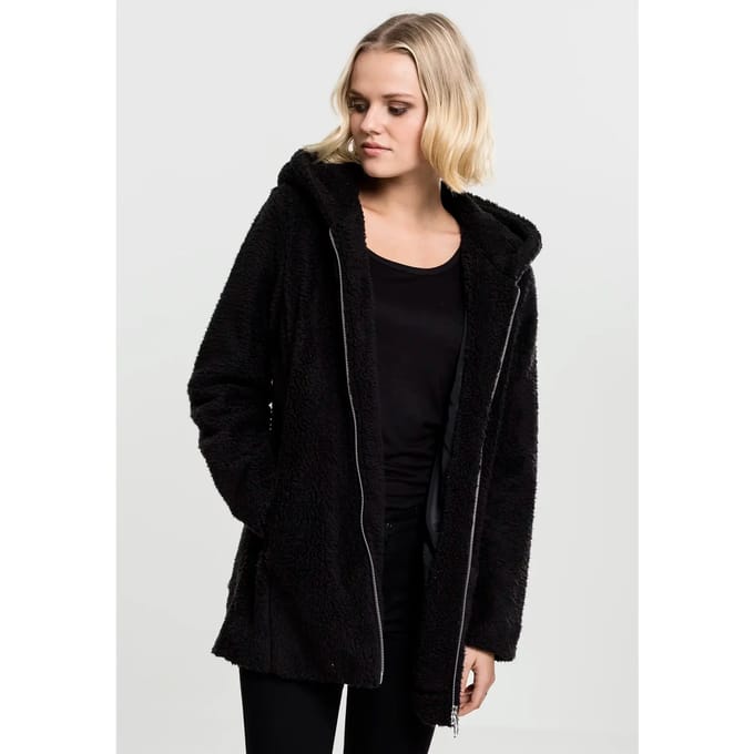 Urban Classics - Sherpa Winterjas - XL - Zwart