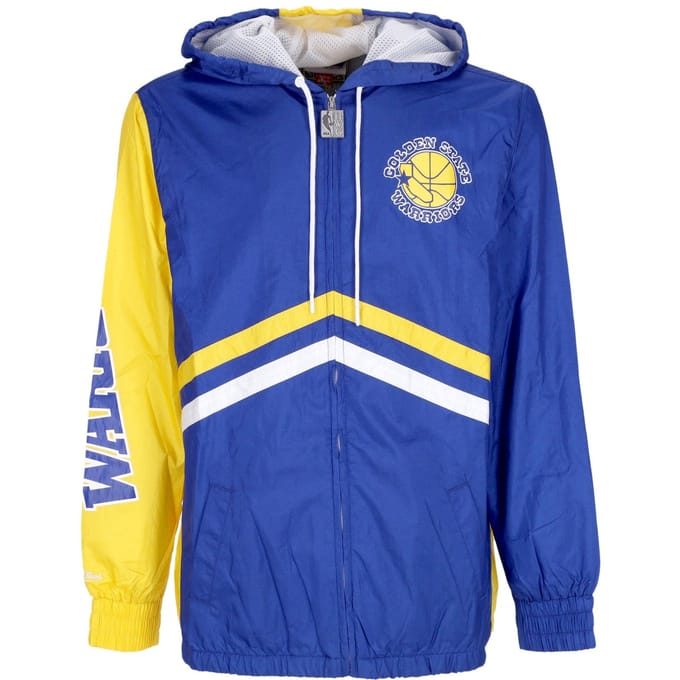 Herenwindjack NBA Onmiskenbaar windjack met volledige ritssluiting Hardwood Classics Golwar Royal