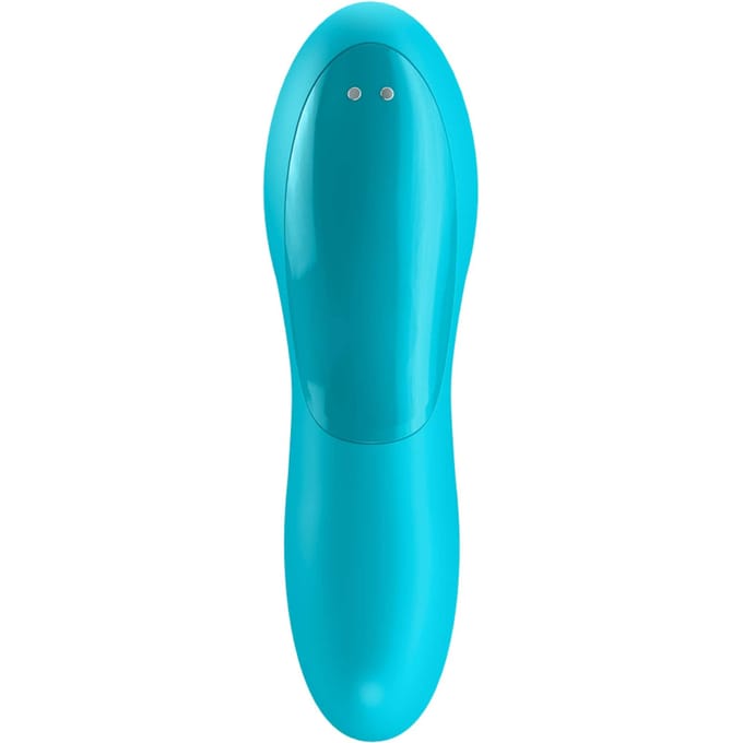 Satisfyer, vibrator, vingervibrator, 'Teaser', met batterij, medische siliconen, 12 cm