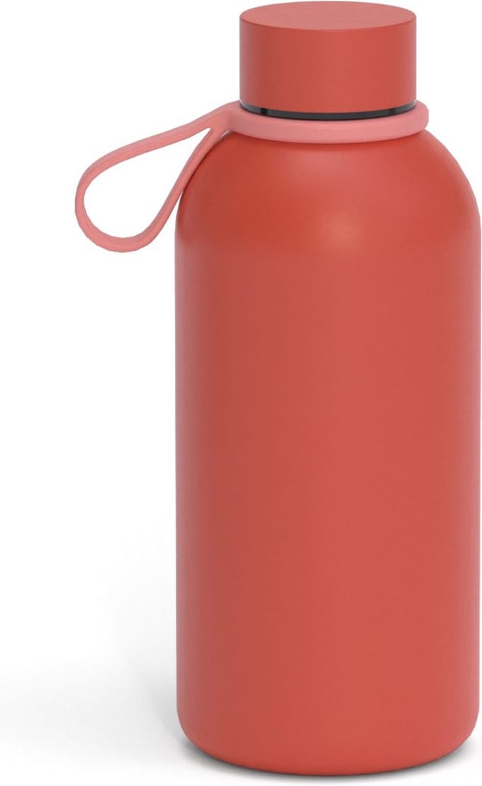 EKOBO Thermofles RVS Drinkfles 350 ml - Brick - Dubbelwandig Isotherm