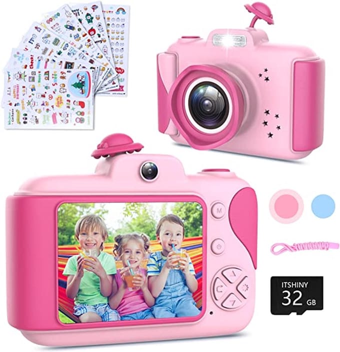 Kindercamera, digitale camera-afdrukcamera - fotocamera - Perfect cadeau, educatief speelgoed en creatief doe-het-zelf werk