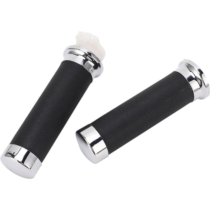 1 Paire Poignée de Guidon de Moto Ergonomique Antidérapante Poignée d'Accélérateur de Rechange Pour Shadow 400 black