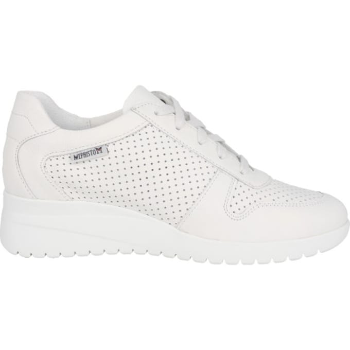 Mephisto Isa Perf - dames veterschoen - Wit - maat 35.5 (EU) 3 (UK)