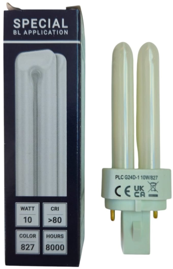 SPL G24d-1 PL-C 2P Spaarlamp | 10W 827 2700K | 2-Pins
