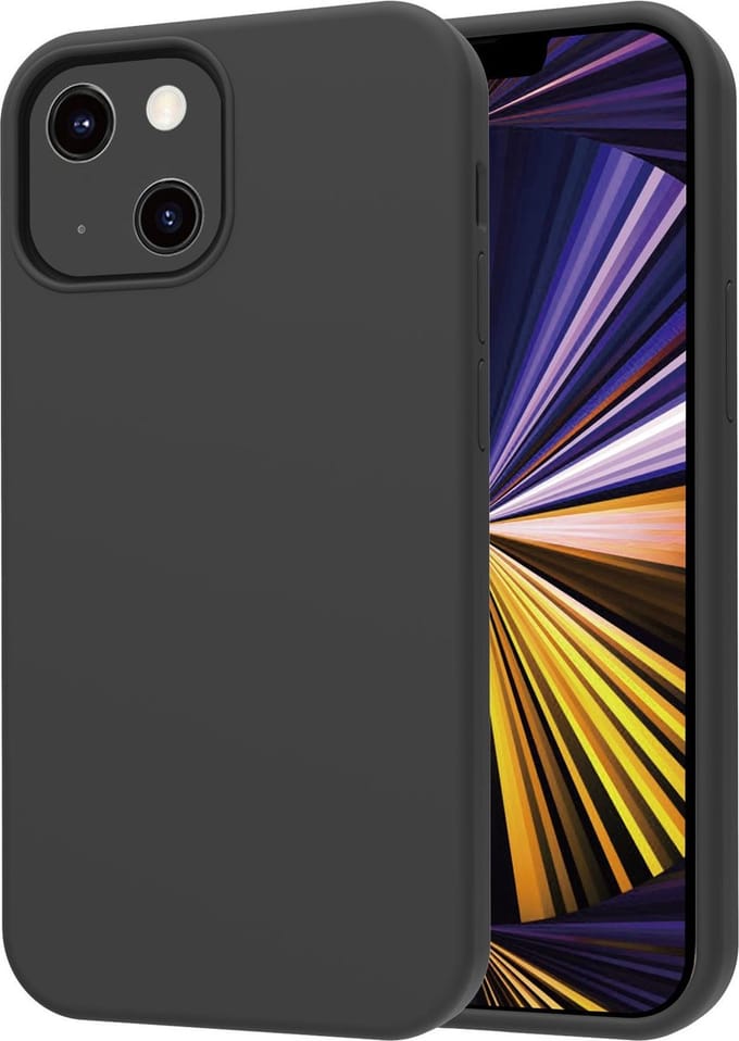 Silicon cover - zwart - voor iPhone 13 mini