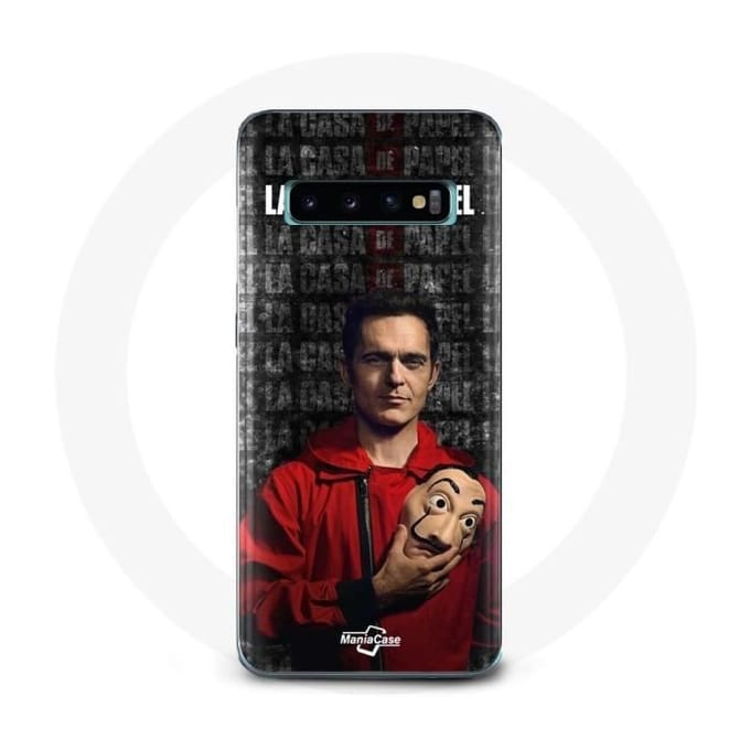 Hoesje voor Samsung Galaxy s10 edge La Casa De Papel Berlin Masker