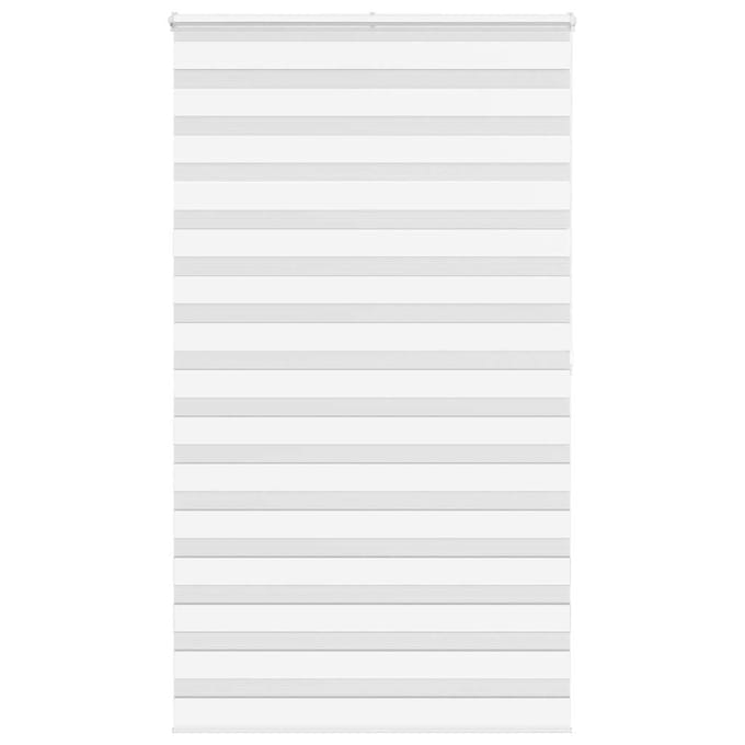 vidaXL - Zebra - rolgordijn - 125x200 - cm - stofbreedte - 120,9cm - polyester - wit