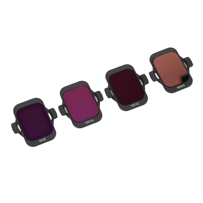 4-pack ND-cameraobjectieffilter voor AVATA 2 Verminder overbelichting ND8 ND16 ND32 ND64 objectieffilters black