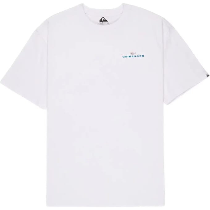 Quiksilver Upside Down T-shirt Met Korte Mouwen Wit M Man