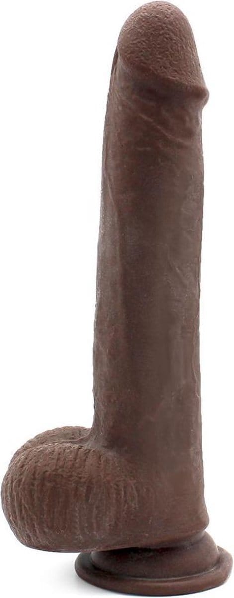 Kiotos Cox - Dildo Met Glijdende Huid - Bruin
