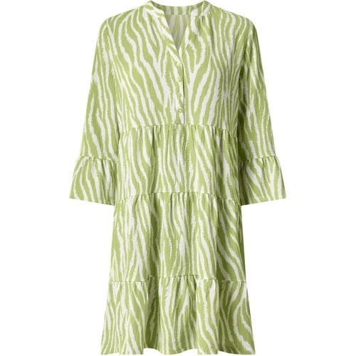 ESMARA Dames tuniekjurk met crêpe-structuur (groen, S (36/38))