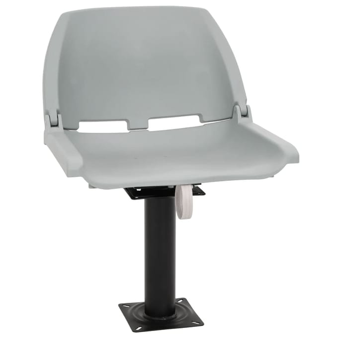 vidaXL - Bootstoelen - 2 - st - met - poot - 360° - draaibaar
