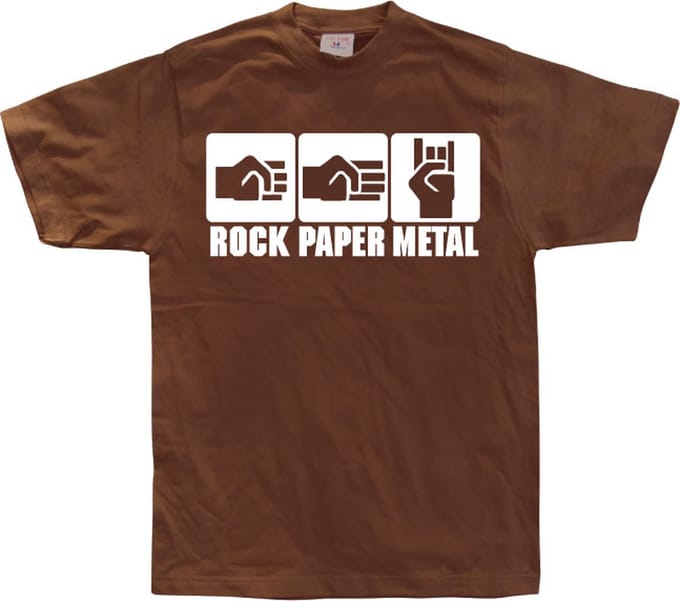 Hybris Rock-Paper-Metal Brown