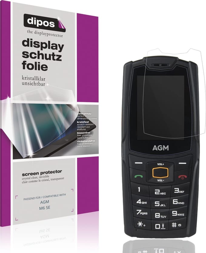 dipos – 4x Beschermfolie geschikt voor AGM M6 SE | Krasbestendige & heldere Screenprotector Ultra-Thin