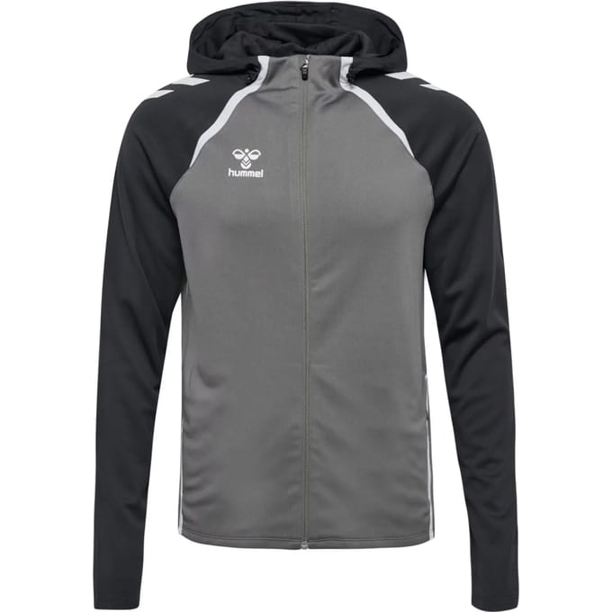 Dames joggingjack met capuchon en rits Hummel Lead 2.0