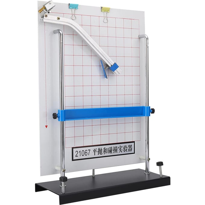 Natuurkunde Experiment Apparatuur Horizontale Projectielbeweging Tester Lesinstrument 21067 white