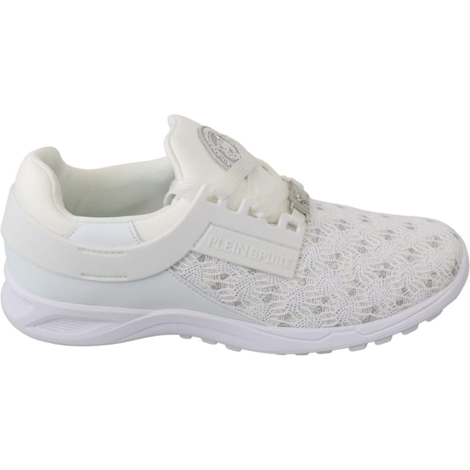 Philipp Plein Witte Polyester Casual Sneakers Schoenen