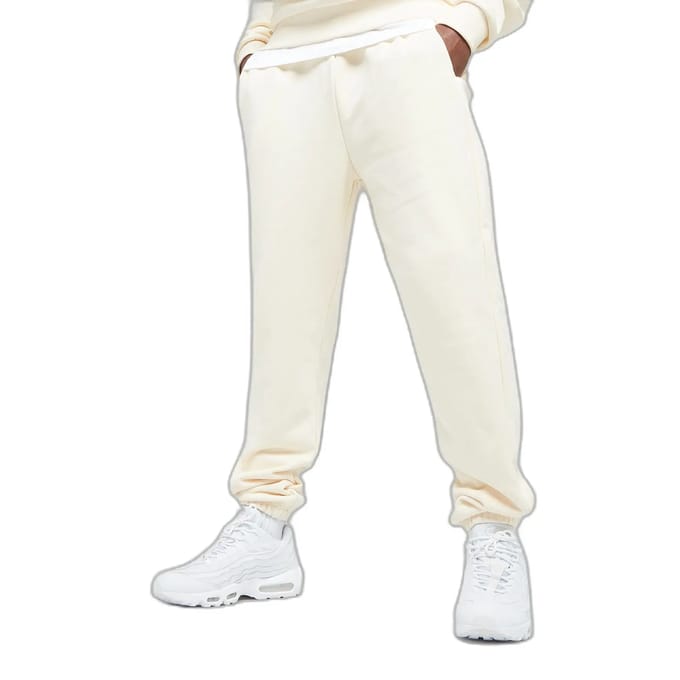 Urban Classics - Ultra Heavy Heren joggingbroek - L - Ivoorkleurig