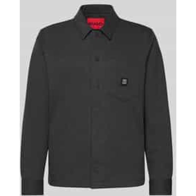 Oversized overhemdjack van katoenmix model 'ENASO'