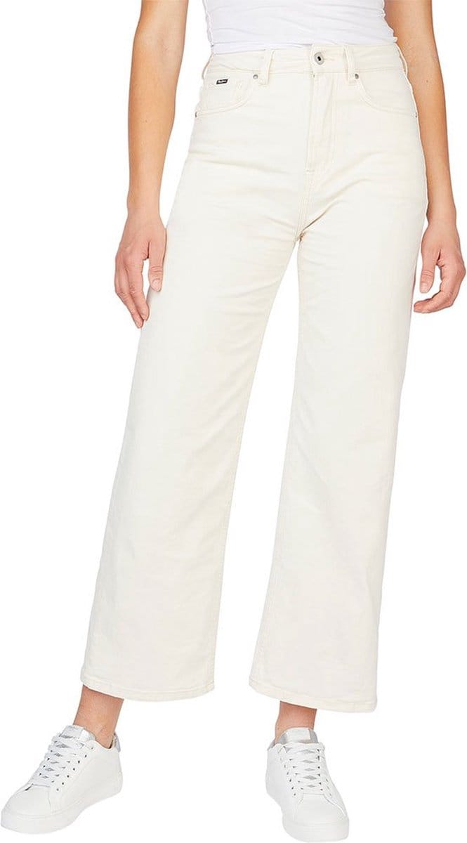 Pepe Jeans Pl204162wi5-000 Lexa Sky Hoogzittende Jeans Wit 28 / 28 Vrouw