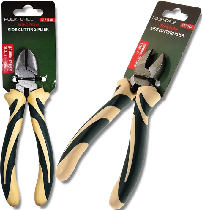 Rockforce - Universele Zijsnijtang - 175mm - Ergonomische Handgreep - Antislip