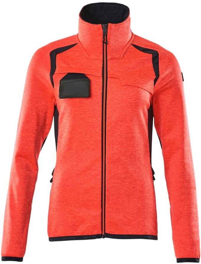 Mascot Accelerate Safe Fleecetrui met rits 19453-316 - hi-vis rood/donkermarine - L