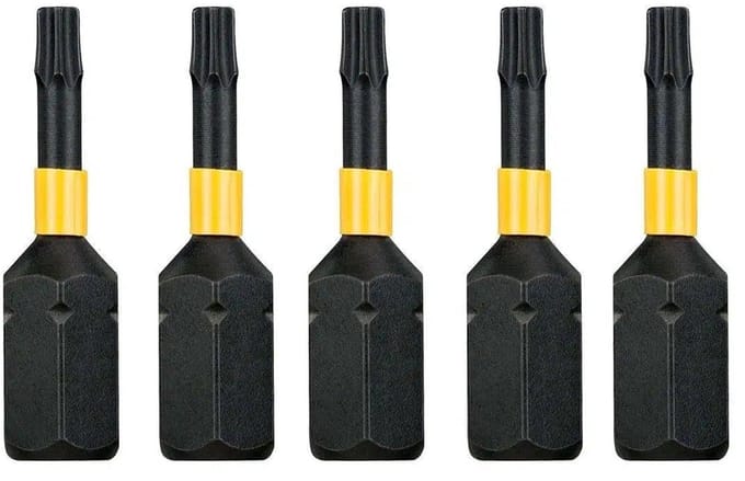 DeWALT EXTREME FlexTorq - Torx Bithouder - T10 - 25mm - 5 Stuks