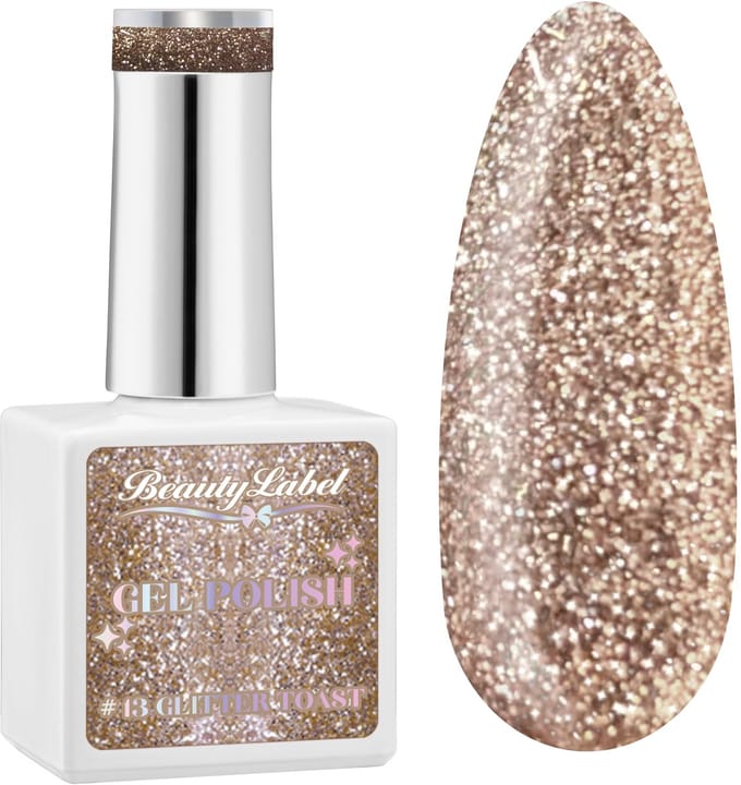 Beauty Label - Gelpolish 15ml - #13 Glitter Toast