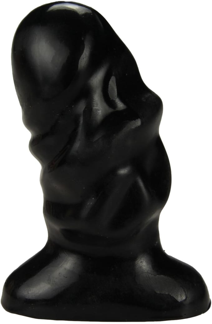 Being Fetish – TPR Dildo - 10,2 cm - Zwart