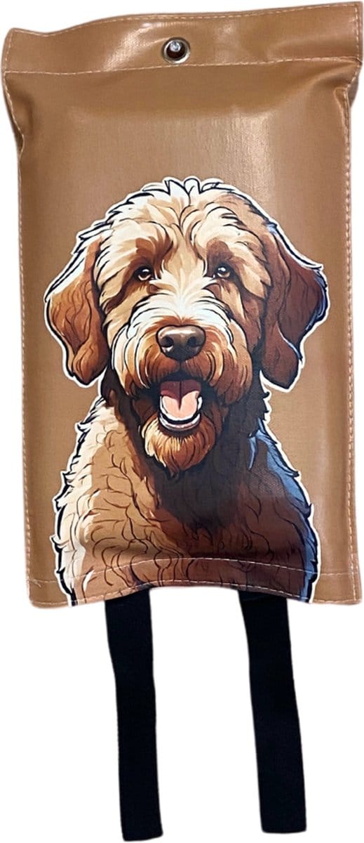 MultiMotion Design blusdeken 120x180cm - Labradoodle - Hond - EN1869:1997 gekeurd