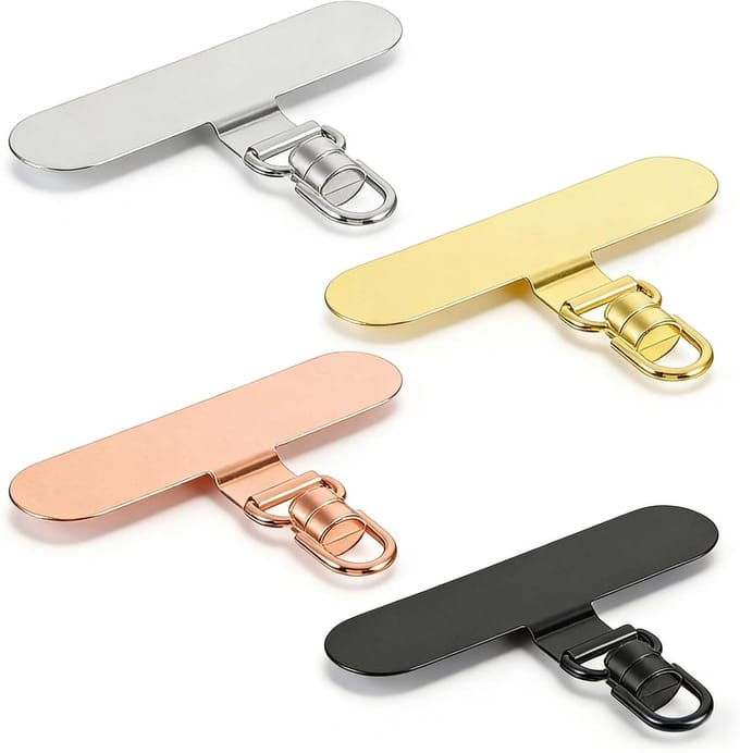 Solidchoice - Set van 4 Mobiele Telefoon Lanyards met Rotatie