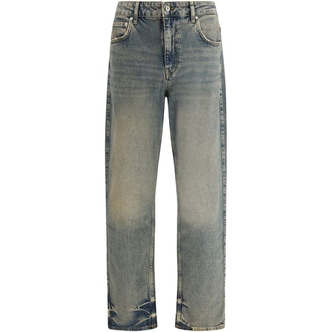 Represent Blauw Katoenen Rechte Spijkerbroeken