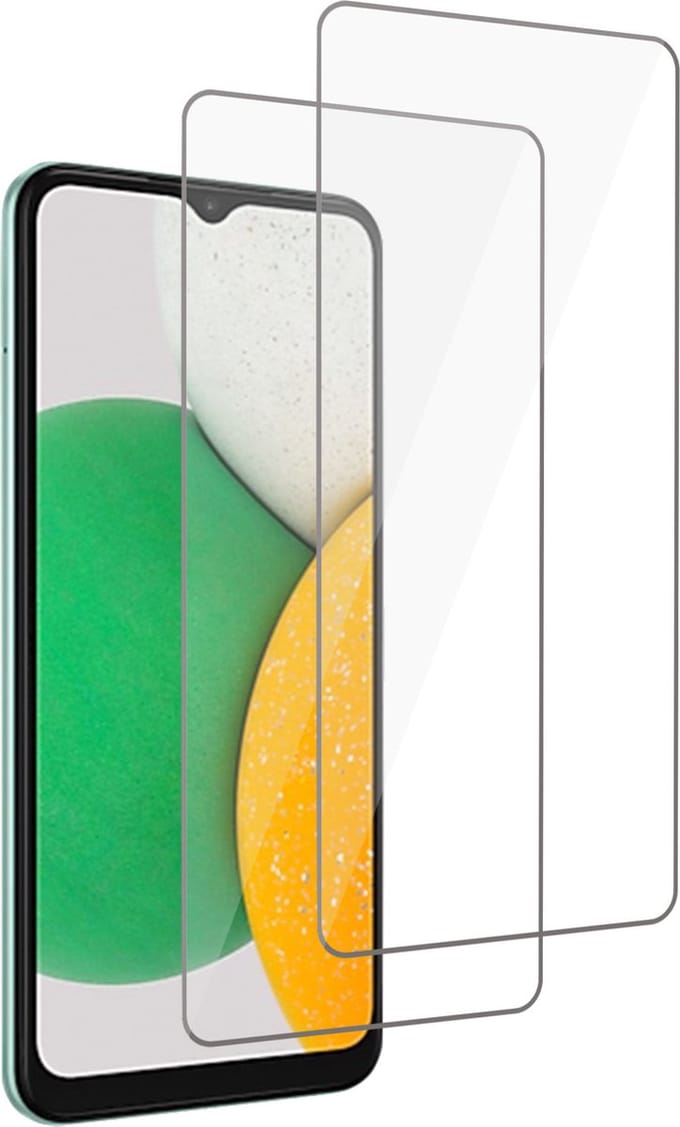 2x Screenprotector geschikt voor Samsung A03 – Screenprotector geschikt voor Samsung A03 Screen Protector Tempered Glass