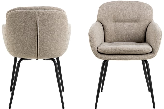 Armstoel Martijn Beige - Giga Living