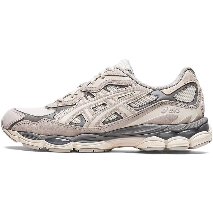 ASICS Gel NYC Cream Oyster Grey Unisex Sneakers 1201A789-103 38 gray