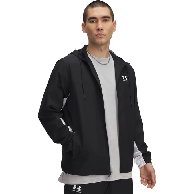 Under Armour Rival Woven Jacket - Zwart- Heren, Zwart XS