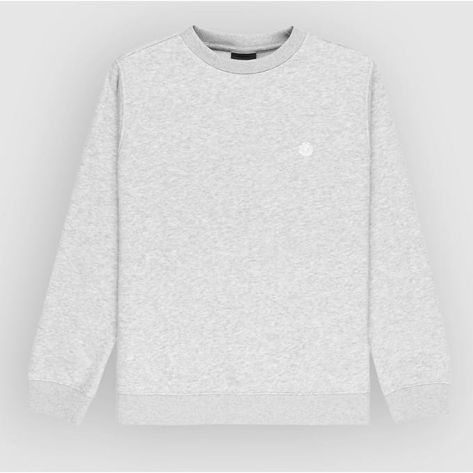 Element Icon Embroidery Kids Sweater grijs