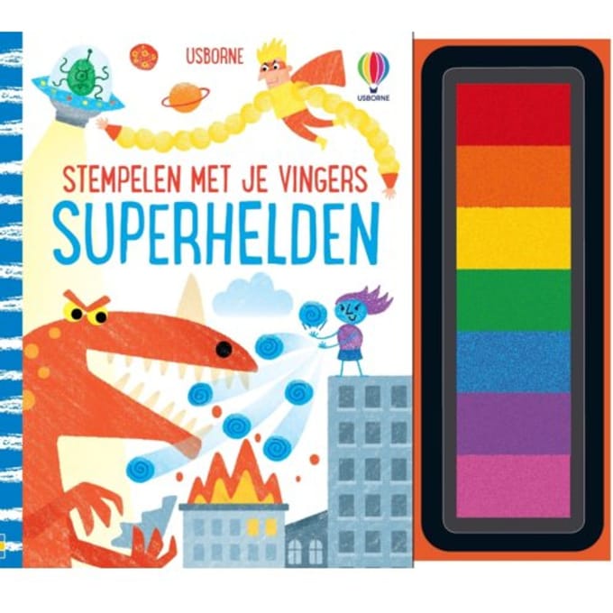 Superhelden - Stempelen Met Je Vingers