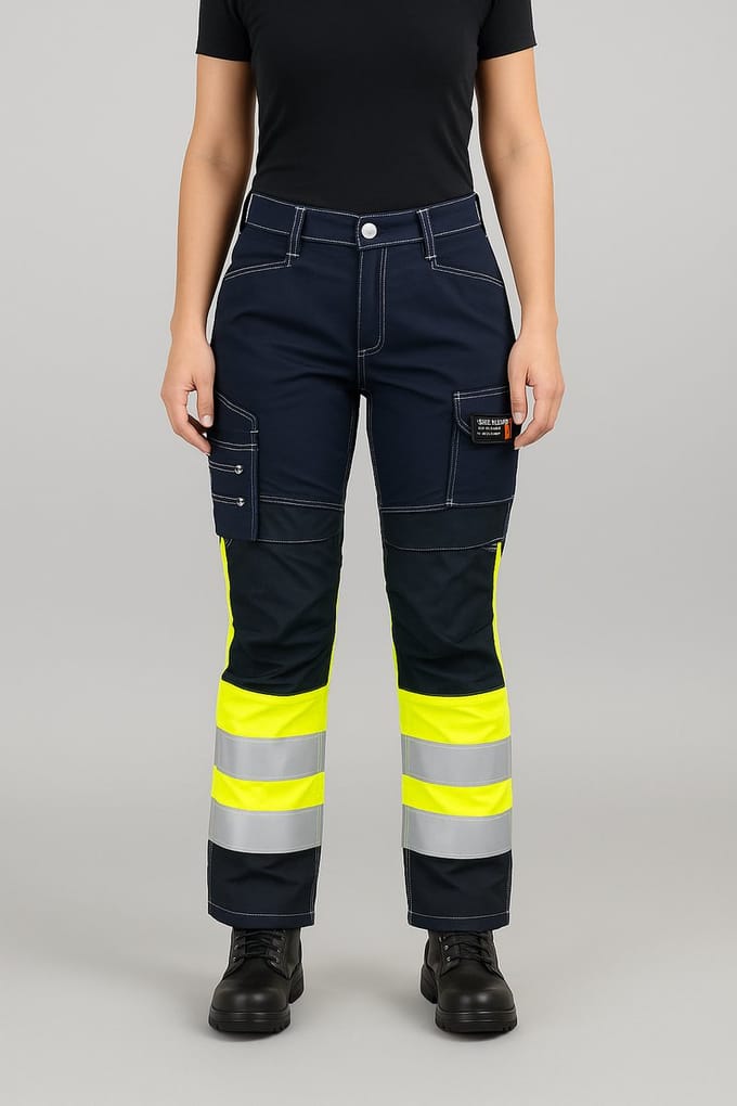 Werkbroek dames vlamvertragend - Tranemo Stretch FR 6328 81 94 - Maat 38 (UK 12 / DE 38 / DK 38)