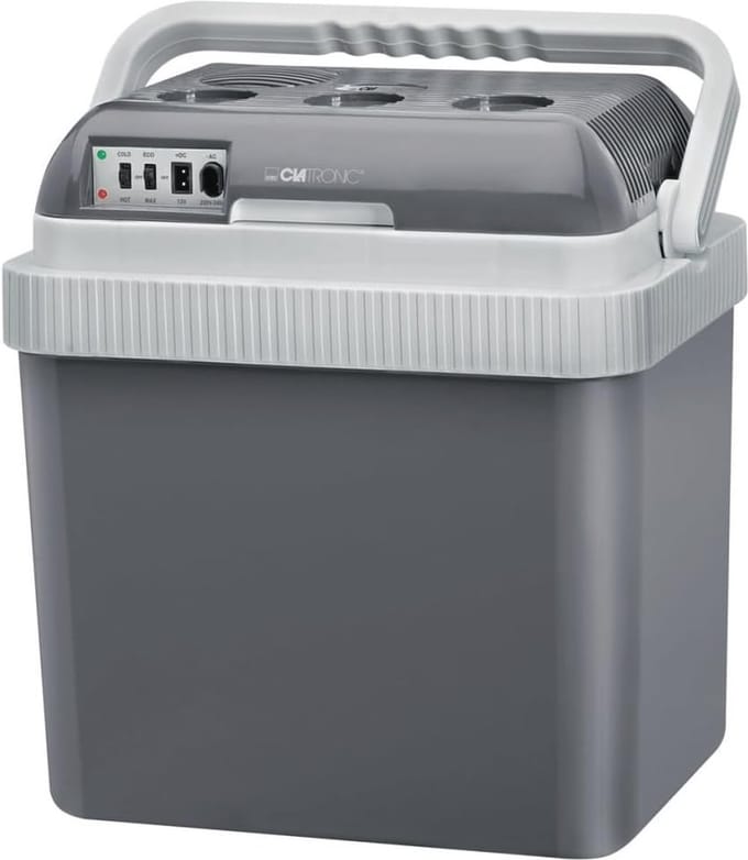 Koelbox voor Kamperen en Reizen - 25 Liter, Antraciet