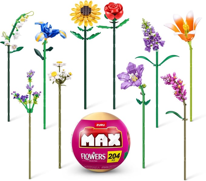 Max Premium Flowers - Building Playset in Surprise Ball