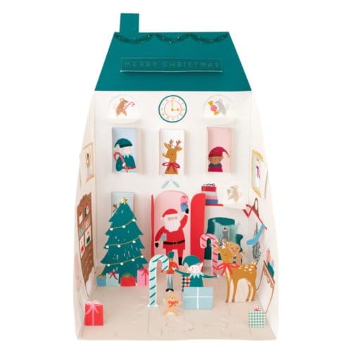 Meri meri kerst - advent kalender, santa's house