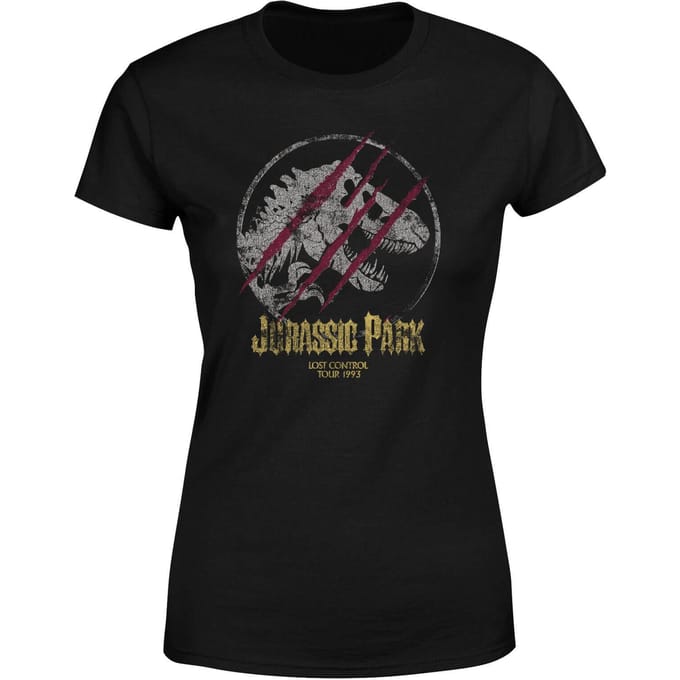 Jurassic Park Lost Control Women's T-Shirt - Zwart - M