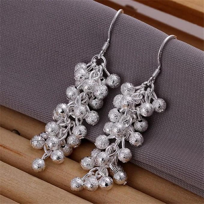 Oorbellen Mooi Kerstcadeau Vintage Druif Modetrends Sieraden zilver