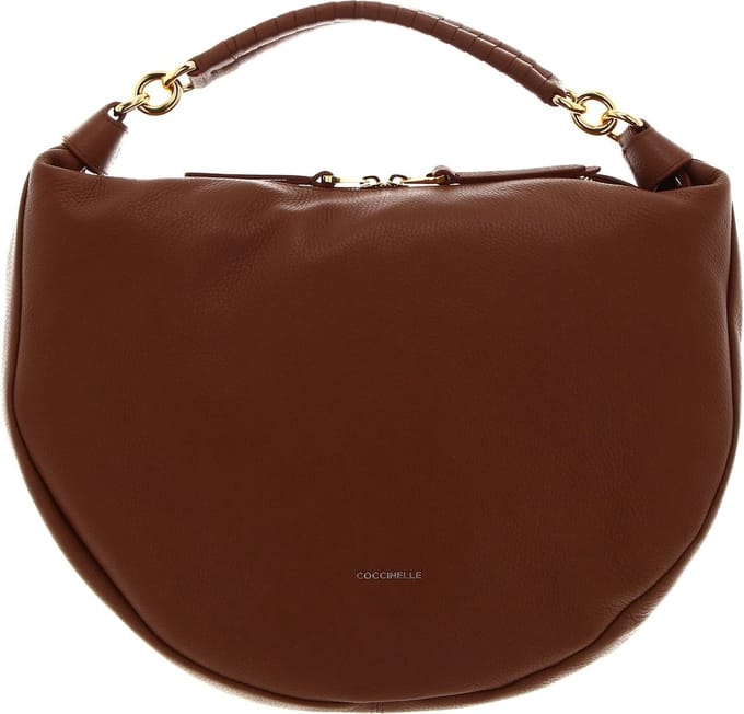 COCCINELLE Leren Handtas Lea Shoulder Bag Brule Terracotta