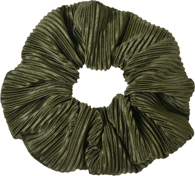 Clayre & Eef Haarelastiek Groen Synthetisch