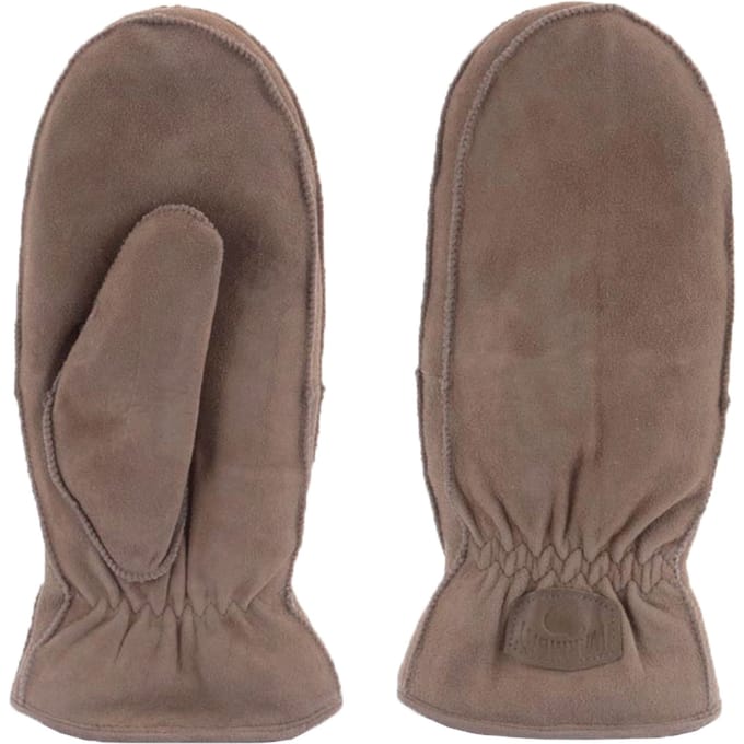 Warmbat Dames Wanten - Taupe - Maat M
